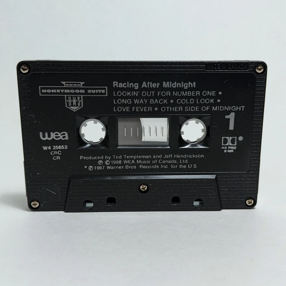 Honeymoon Suite Racing After Midnight Cassette Tape Play Tested - Image 2 of 4