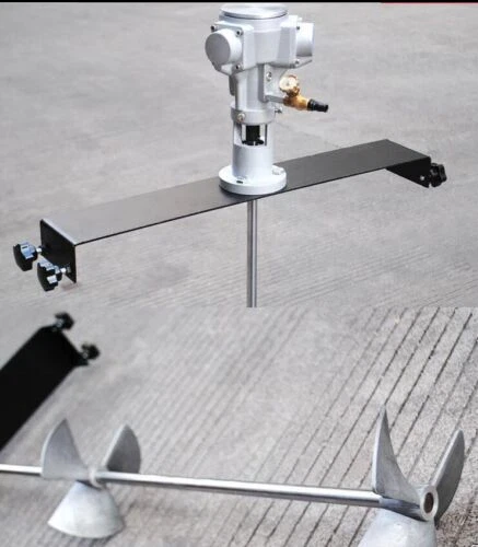 50gallon Pneumatic Mixer Horizontal Plate Rung Dope Tank Barrel Aluminum Alloy - Bild 6 von 6