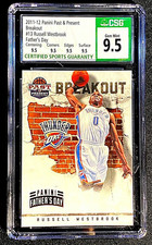 2011 RUSSELL WESTBROOK CSG 9.5 SSP #D /5 PANINI PAST AND PRESENT BREAKOUT G2289