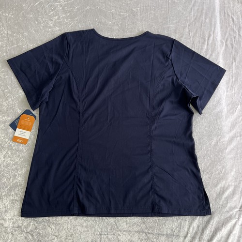 Adar Pro Breakthrough Plus Scrub Enhanced V-Neck Top for Women Navy Blue, 3XL - Picture 4 of 7