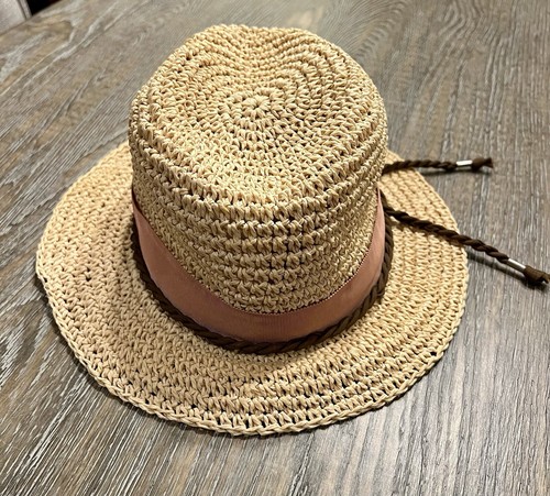 Vintage Tommy Hilfiger Straw Fedora Hat - Picture 5 of 8
