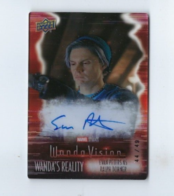 2023 WandaVision autograph PA-EP Evan Peters as Ralph Bohner 44/49