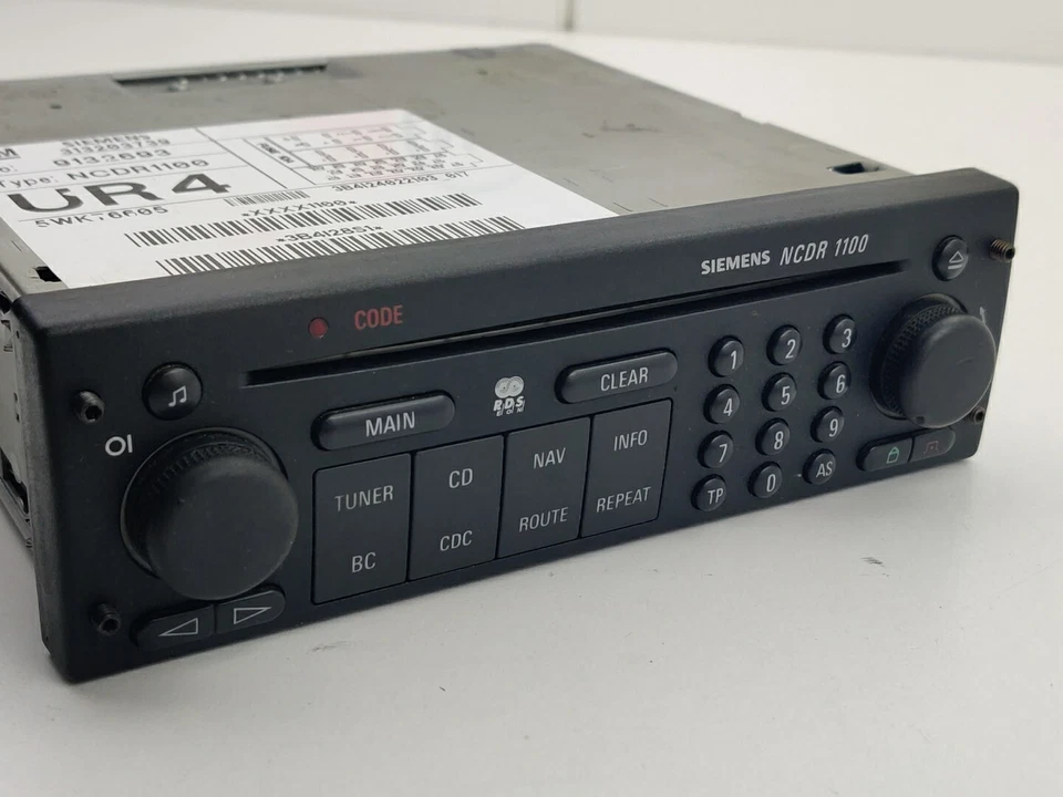 CD Autoradio Navi Siemens Opel Astra G Zafira GM 313203739 Code Ist Nicht Dabei  - Bild 4 von 4