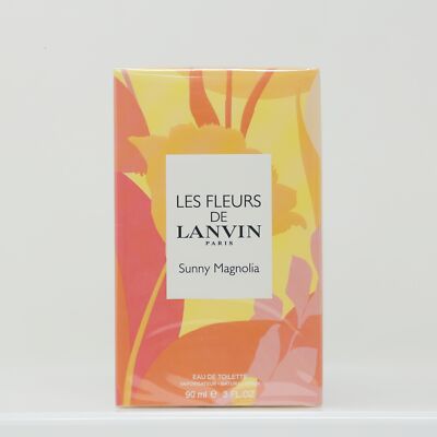 Lanvin Les Fleurs De Sunny Magnolia Eau de Toilette for Women 3.0oz Spray, NEW!