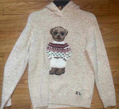 Polo Ralph Lauren Polo Bear Woolblend Knit Hoodie