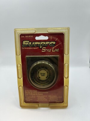 Sunpro Style Line CP8210 Electrical Air/Fuel Ratio Gauge Multi-Color Backlit LED