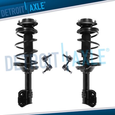 Front Struts w/Coil Springs Assembly Sway Bars Kit for 2004 2005 Subaru Forester