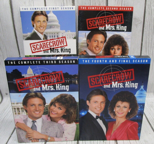 Scarecrow and Mrs King Complete Series Seasons 1 thru 4 DVD with Slipcovers