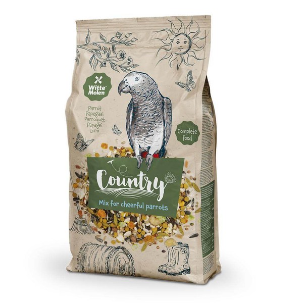 Witte Molen Country Futter FüR Papageien 4 X 2 Kg-image