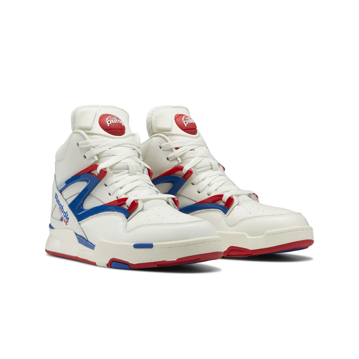 Reebok Men's Pump Omni Zone II Chalk/Blue HR0035 Limited Edition