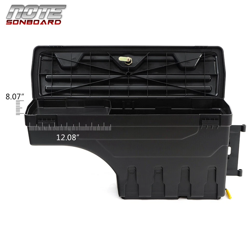 FIT FOR 2017-2020 FORD F-250 F-350 SUPER DUTY TRUCK BED STORAGE BOX TOOLBOX LEFT - Image 3 of 4