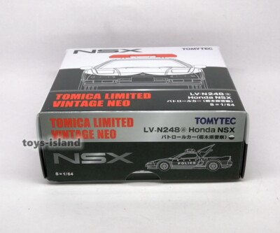 Tomica Limited Vintage NEO LV-N248a Honda NSX Patrol Car 1/64