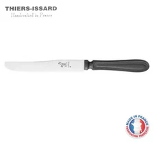 Sabatier Chien Dog Knife Stainless Steel Table Knife Black Handle Made in France