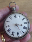 WOOLER MAKER GEORGE DAVISON FUSEE VERGE PAIR CASED POCKET WATCH DATE C1828