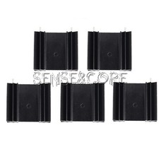 5PCS 30 34 12MM Triode IC heat sink For TO-220 Aluminum Cooling Fin-