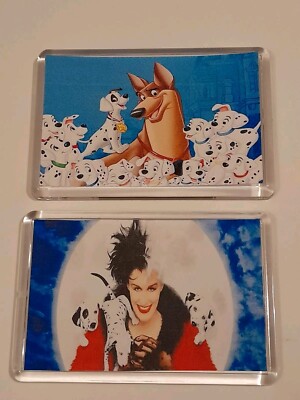 Walt Disney 101 Dalmatiner 102 Dalmatiner Acryl Kühlschrankmagnet 2er Set