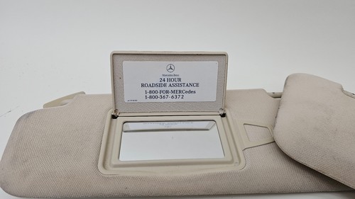 06-10 Mercedes CLS W219 Front Sun Visor Sun Shade Set Beige 1-800-367-6372 OEM - Picture 7 of 8