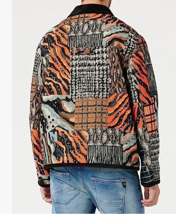 Just Cavalli jacket oversized knit Barcode range Made in Italy, RRP 1599 - Image 3 of 4