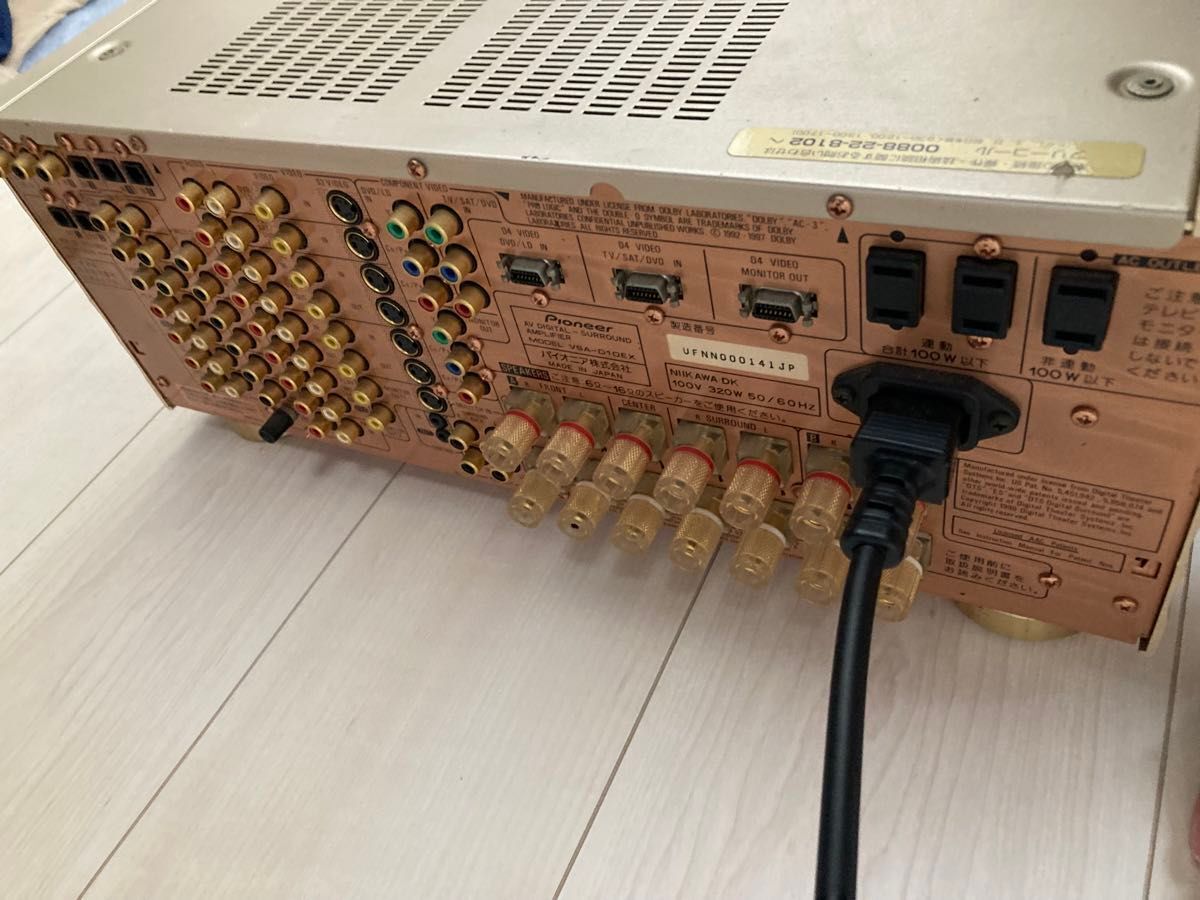 Pioneer VSA-D10EX AVアンプ Pioneer VSA-D10EXの仕様 パイオニア