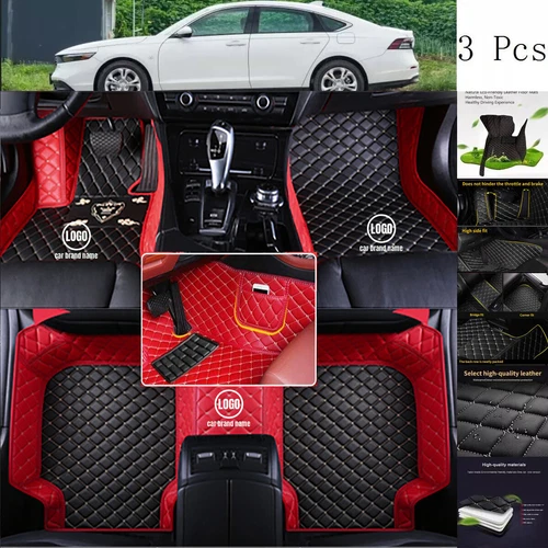 Car Floor Mats For BMW E46 E36 E60 X5 E70 E30 F10 G30 E30 E34 E39 E90 Custom - Imagen 3 de 45