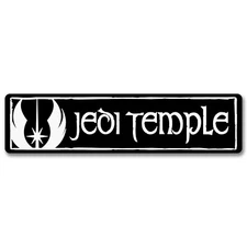 Jedi Temple (Star Wars) 6" x 24" Aluminum Sign