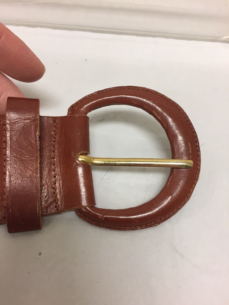 Vintage MAGID belt Brown faux leather belt Women\'s belt size L Retro belt Fancy Magid Genuine Leather Brown Womens Belt Sz S | eBay main image 3