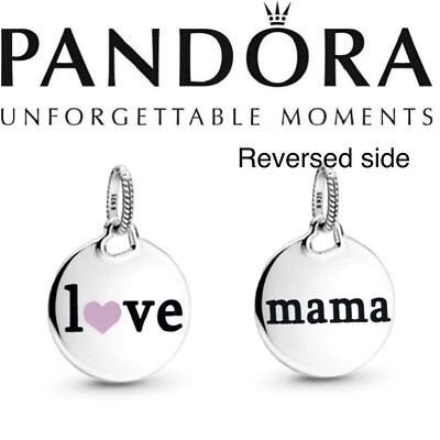 New Pandora Mama Love Circle Pendant Charm- ENG398610C00_1
