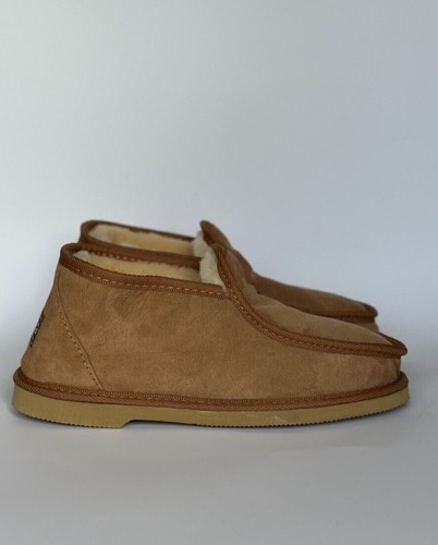 MEN SLIPPER GENUINE 100% SHEEPSKIN AUSTRALIAN MADE MERINO CRAFT UGG - Picture 8 of 16