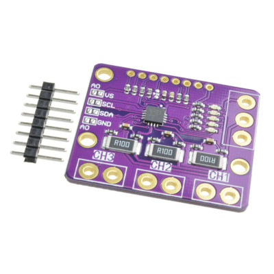 INA3221 3 Kanal Shunt Current Voltage Monitor Sensor Replace INA219 Modul
