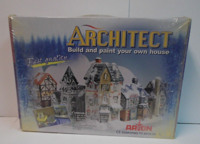 ARTON ARCHITECT BUILD & PAINT YOUR OWN HOUSE NIB SEALED