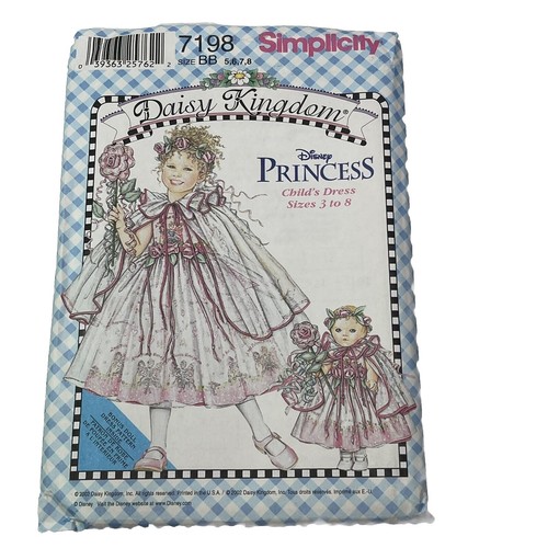 Simplicity Pattern #0616 - Childs Disney Princess Costume Dress (Size 3-8)  | eBay