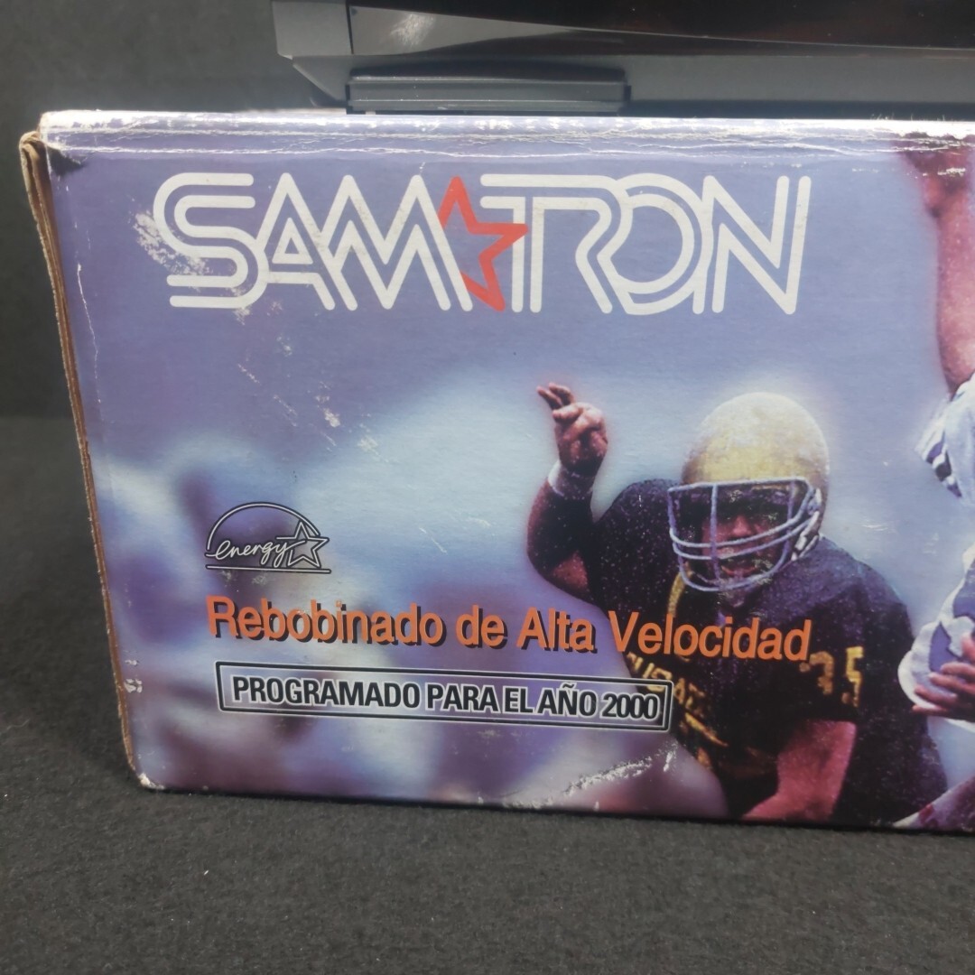 SAMTRON SV-C20 VHS VCR Player With Remote Control RCA Jacks Tested Works Great