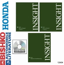 2012 Honda Insight Shop Service Repair Manual CD w/ ETM Manual Engine Electrical