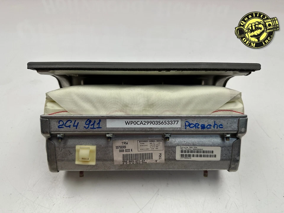 1997-2004 PORSCHE BOXSTER 1999-04 911 FRONT RIGHT PASSENGER SIDE DASH AIRBAG OEM - Image 3 of 4
