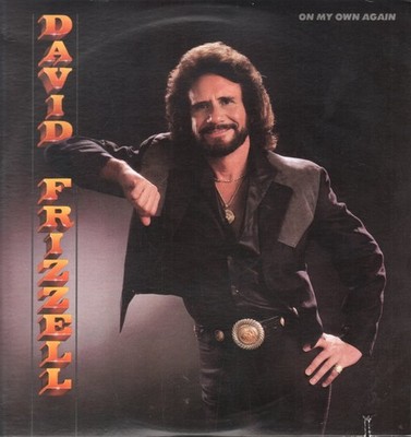 David Frizzell On My Own Again LP vinyl USA Viva 1983 - sleeve has deletion cut
