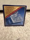Cristal d'Arques 4.25" Square Lead Crystal Keepsake Trinket Box Chantilly New — photo 1