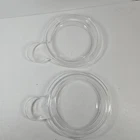 2 Vtg Pyrex Clear Grab It Bowl Lids P-150-C  For Corning Ware LID ONLY qty 2