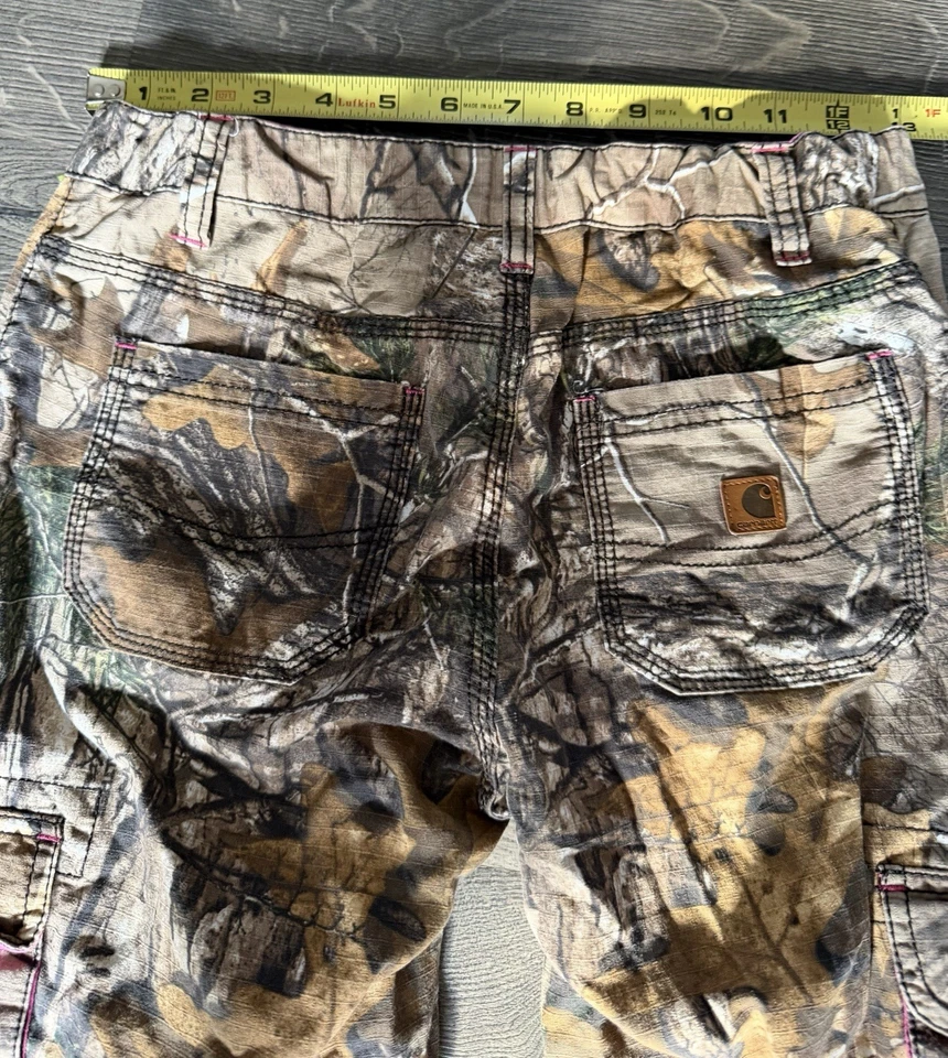 Pantalones cargo capri camuflados Carhartt para niñas talla 14 Foto 4 de 4