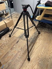 Manfrotto 546B Professional Tripod w/ MVH 502A Head for Heavy Video equipment