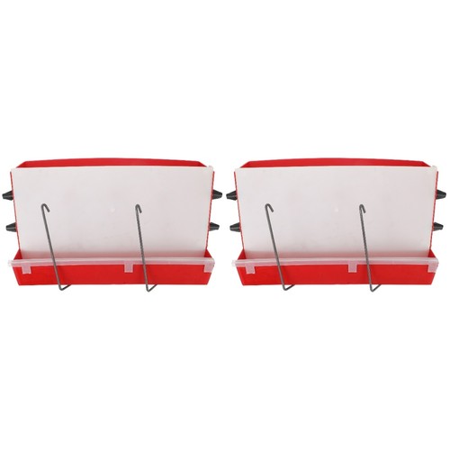 2er Set Automatische Futterbox Hühner Hängefutterspender Vogelfutterspender