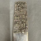Mid Century Signed Heinz Deckle Silver Plated Letter Opener — photo 2