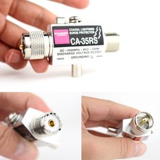 Diamond CA-35RS Outdoor Antenna Arrester Coaxial Lightning Surge Protector Radio