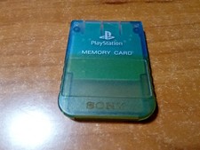 OEM Sony SCPH-1020 Playstation 1 PS1 Memory Card - Blue TESTED NTSC U/C USA