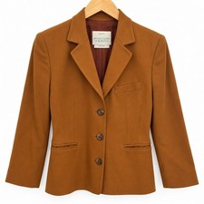 United Colors of Benetton 3 Button Blazer Made in Italy Sz 40 Wool Blend Office