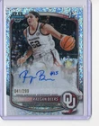 2025-26 Bowman Chrome U Raegan Beers SPECKLE REFRACTOR AUTO AUTOGRAPH RC 41/299