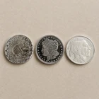 Lot of 3 - 1/4 Troy Oz .999 Fine Silver Rounds - 3/4 OZT Total