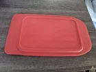 PYREX RED 2232-PC LID RECTANGLE 7x11" FITS 2 QT RECTANGULAR PAN FREE USA SHIP
