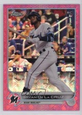 2022 Topps Chrome Logofractor Edition Pink Refractor /199 Bryan De La Cruz 0y0n