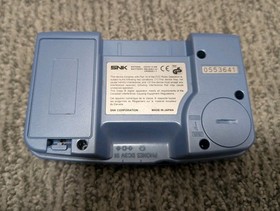 Neo Geo Pocket Color Console Platinum Blue Video Game SNK Tested, NEW BATTERY!