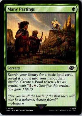 2023 MTG The Lord of the Rings: Tales of Middle-earth Many Partings